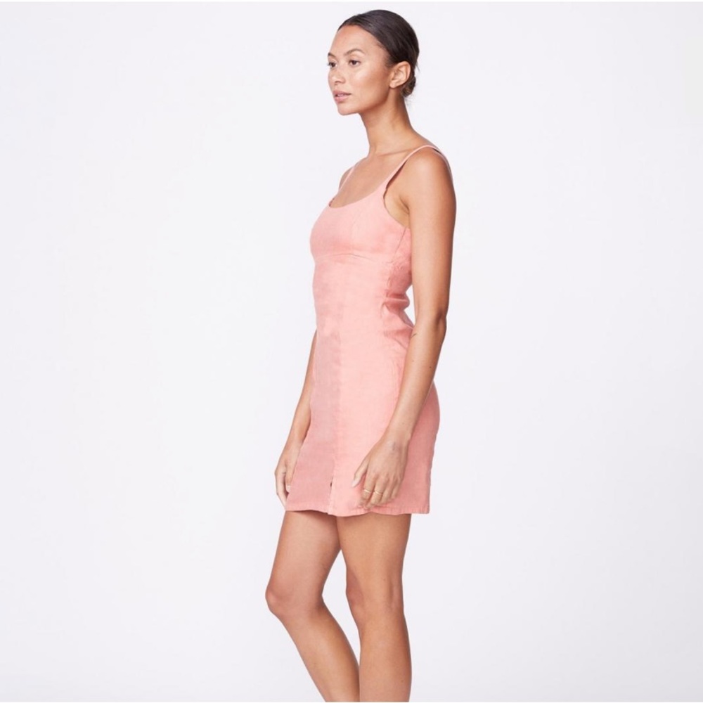MONROW linen cami dress NWT